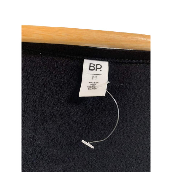 BP. V Neck Long Sleeve Black Mini Dress Size Medium - Picture 2 of 5